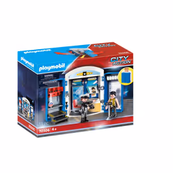 Playmobil City Action Coffre Commissariat de police, Action/Aventure, 4 an(s), Multicolore, Plastique