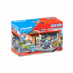 Playmobil City Life Take Along Grocery Store, Kit de figurines jouets, 4 an(s), 109 pièce(s)