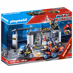 Playmobil Quartier Général Des Policiers D'Élite
