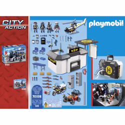 Playmobil Quartier Général Des Policiers D'Élite