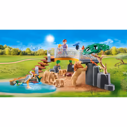 Playmobil FamilyFun Famille de lions avec végétation