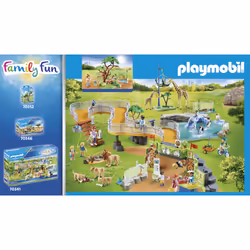 Playmobil FamilyFun Pandas roux avec enfants