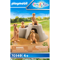 Playmobil FamilyFun Suricates et rocher - Vue supplémentaire 4