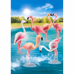 Playmobil FamilyFun Groupe de flamants roses