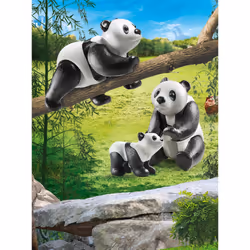 Playmobil FamilyFun Couple de pandas avec bébé