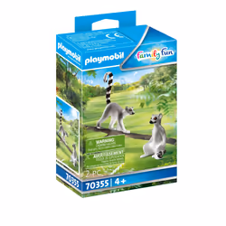 Playmobil 2 lémuriens, 4 an(s), Multicolore, Plastique