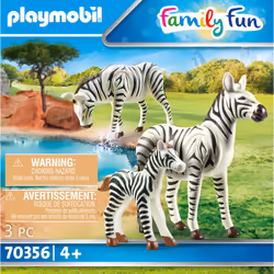 Playmobil FamilyFun Couple de zèbres avec bébé - Vue supplémentaire 4