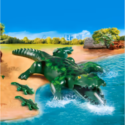Playmobil FamilyFun Alligator avec ses petits