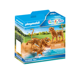 Playmobil FamilyFun Couple de tigres avec bébé