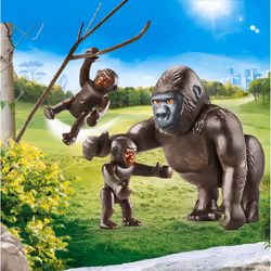 Playmobil FamilyFun Gorille avec ses petits