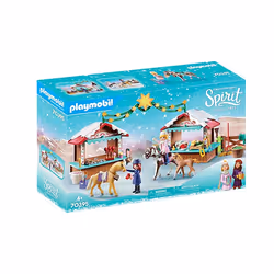 Playmobil Marché de Noël à Miradero, 4 an(s), Multicolore, Plastique