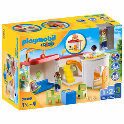 Playmobil Garderie transportable, Kit de figurines jouets, 1,5 an(s), Plastique, 15 pièce(s), 1,26 kg