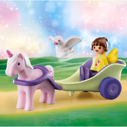 Playmobil Calèche avec licorne et fée