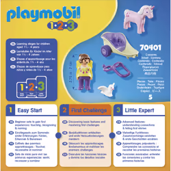 Playmobil Calèche avec licorne et fée