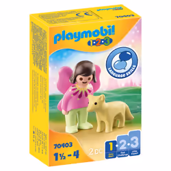 Playmobil Fée avec renard, 1,5 an(s), Multicolore, Plastique