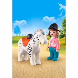 Playmobil Cavalière avec cheval