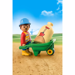 Playmobil Ouvrier avec brouette