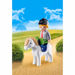 Playmobil Garçon avec poney