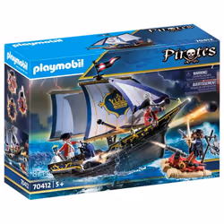 Playmobil Chaloupe des soldats, 5 an(s), Multicolore, Plastique