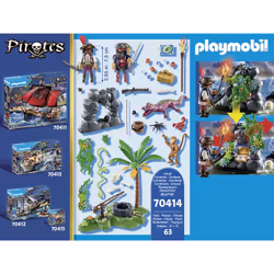 Playmobil Repaire du trésor des pirates