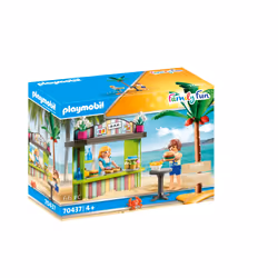 Playmobil FamilyFun Snack de plage, Kit de figurines jouets, 4 an(s), Plastique, 66 pièce(s), 423,1 g