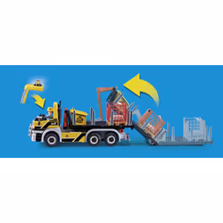 Playmobil Camion avec benne et plateforme - Vue supplémentaire 5