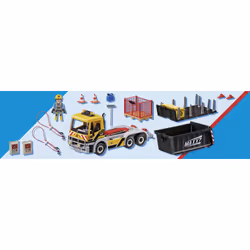 Playmobil Camion avec benne et plateforme - Vue supplémentaire 6