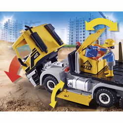 Playmobil Camion avec benne et plateforme - Vue supplémentaire 9