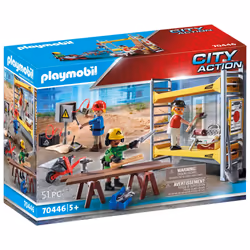 Playmobil Ouvriers avec échafaudage, 5 an(s), Multicolore, Plastique