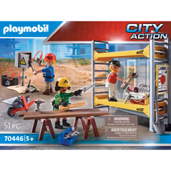 Playmobil Ouvriers avec échafaudage - Vue supplémentaire 4