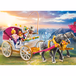 Playmobil Calèche et couple royal