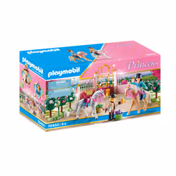 Playmobil Princesse avec chevaux et instructeur