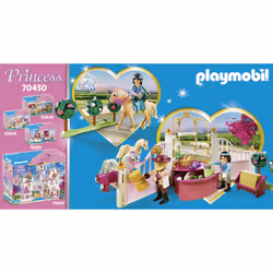 Playmobil Princesse avec chevaux et instructeur