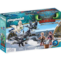 Jeux de construction - PLAYMOBIL - 70457 - Bébés dragons - 2 personnages vikings - 12 pièces