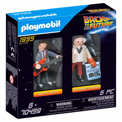 Playmobil Back to the Future Marty et Dr.Brown
