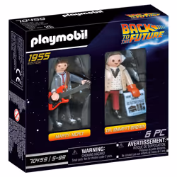 Playmobil Back to the Future Marty et Dr.Brown