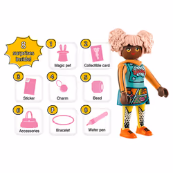 Playmobil Edwina "Le Monde de la BD", 7 an(s), Multicolore, Plastique