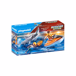 Playmobil Rescue Action Shark Attack Rescue, 5 an(s), Multicolore