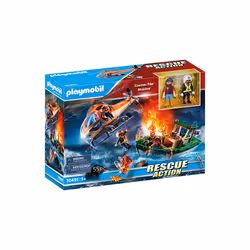 Playmobil Rescue Action Coastal Fire Mission, Kit de figurines jouets, 5 an(s), 55 pièce(s)