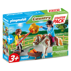 Playmobil Country Starter Pack Cavalière et palefrenier