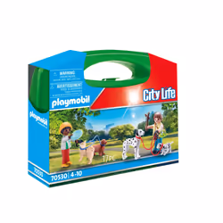Playmobil Valisette Enfants et chiens, 4 an(s), Multicolore, Plastique