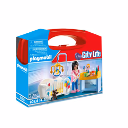 Playmobil Valisette Chambre de bébé, 4 an(s), Plastique, 22 pièce(s), 272,21 g