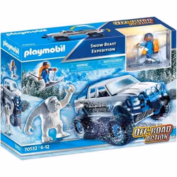 Playmobil Off-Road Action Snow Beast Expedition, Kit de figurines jouets, 6 an(s), 55 pièce(s)