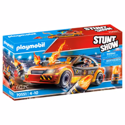 Playmobil Stuntshow Voiture crash test, Voiture, 4 an(s), Plastique, Multicolore