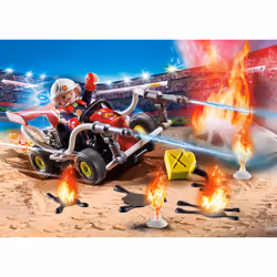 Playmobil Stuntshow Véhicule et pompier