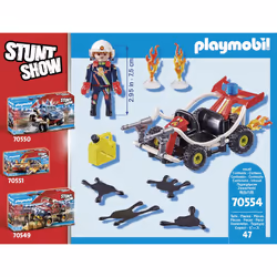 Playmobil Stuntshow Véhicule et pompier