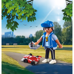 Playmobil Playmo-Friends Joueur et voiture télécommandée