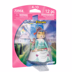 Playmobil Playmo-Friends Reine et lapin, 4 an(s), Multicolore, Plastique