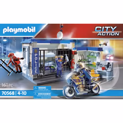 Playmobil City Action Police Poste de police et cambrioleur - Vue supplémentaire 10