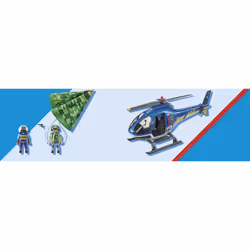 Playmobil City Action Hélicoptère de police et parachutiste - Vue supplémentaire 6